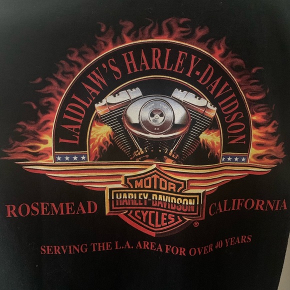 Harley Davidson sleeveless T-shirt - Picture 3 of 5